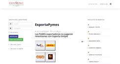 Desktop Screenshot of exportapymes.com